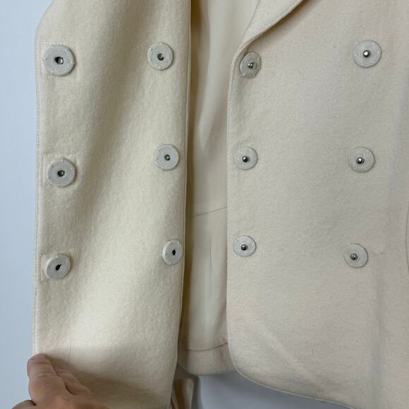 Vintage Diane von Furstenberg Blazer Cream size 8‎ - Picture 6 of 16